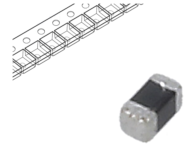 Ferriet: kraal; Imp.@ 100MHz: 120Ω; SMD; 1,2A; 0402; R: 90mΩ Ferriet: kraal; Imp.@ 100MHz: 120Ω; SMD; 1,2A; 0402; R: 90mΩ